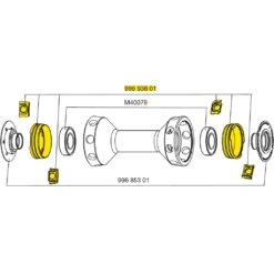 Mavic 2 Tracomp Rings + Clips For R-SYS - 99693801