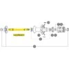 Mavic Rear Wheel Axle For Cosmic Carbone 40/CXR Ultimate 60/Cosmic Pro Carbon Exalith - V2250301 -Camp and Hike Shop 179567 00 d 326292