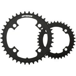 FSA E-Bike Chainring Set | Yamaha | 104/64mm | 2x10/11-speed - Black