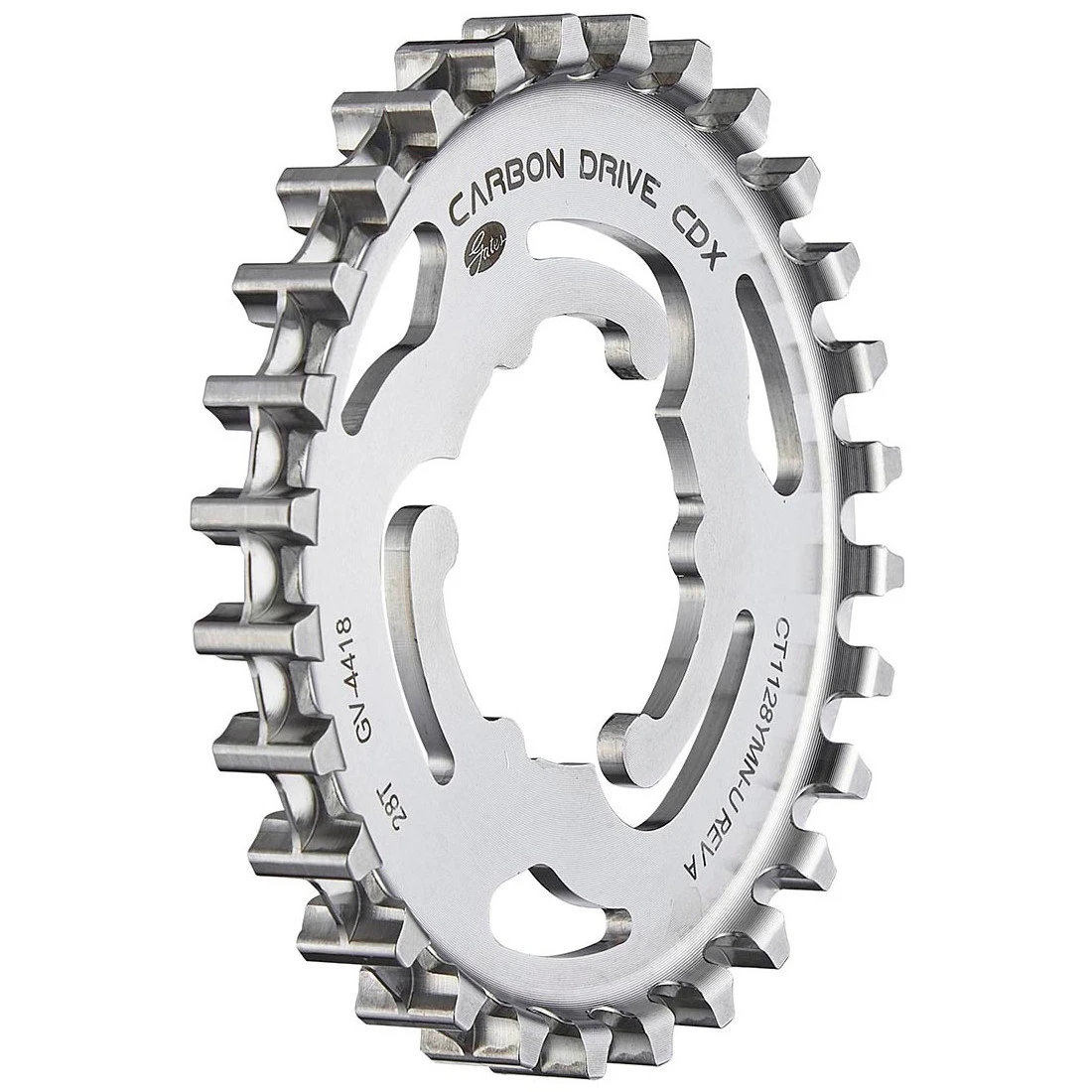 Gates Carbon Drive CDX Sprocket - Rear | Surefit 6-Lobe Unified (YU) | For Shimano Nexus 5 3 Gates Carbon Drive CDX Sprocket - Rear | Surefit 6-Lobe Unified (YU) | For Shimano Nexus 5