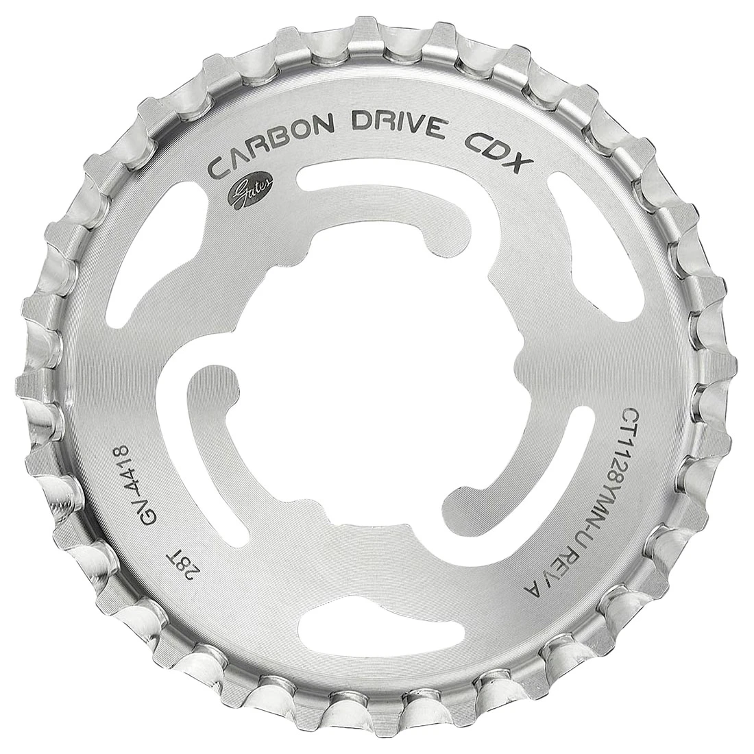 Gates Carbon Drive CDX Sprocket - Rear | Surefit 6-Lobe Unified (YU) | For Shimano Nexus 5 5 Gates Carbon Drive CDX Sprocket - Rear | Surefit 6-Lobe Unified (YU) | For Shimano Nexus 5 - Image 3