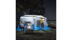 Core Equipment Lighted 9 Person Instant Cabin Tent -Camp and Hike Shop opplanet core equipment lighted 9 person instant cabin tent green gray 14 x 9 ft 40062 usage 1