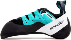 Evolv Geshido Lace Climbing Shoes - Men's -Camp and Hike Shop opplanet evolv geshido lace climbing shoes mens black teal white 9 5 evl0424 9 5 av 2