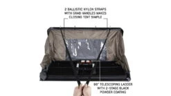 Overland Vehicle Systems Bushveld II Hard Shell Roof Top Tent - 2+ Person, 4 Season 29 Overland Vehicle Systems Bushveld II Hard Shell Roof Top Tent - 2+ Person, 4 Season -Camp and Hike Shop opplanet overland vehicle systems bushveld ii hard shell roof top tent 2 person 4 season gray 18189901 av 7