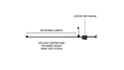 Overland Vehicle Systems Bushveld II Hard Shell Roof Top Tent - 2+ Person, 4 Season 31 Overland Vehicle Systems Bushveld II Hard Shell Roof Top Tent - 2+ Person, 4 Season -Camp and Hike Shop opplanet overland vehicle systems bushveld ii hard shell roof top tent 2 person 4 season gray 18189901 av 9
