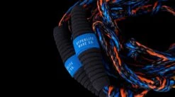 Hyperlite 25' Arc Surf Rope W/ Handle 2023 -Camp and Hike Shop wakeboard ropes handles arc surf blue orange 2